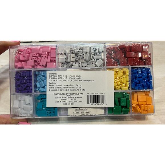 Creatology Tile‎ Bead Kit 952 Pieces DIY Necklace & Bracelet Kids Craft - Picture 2 of 2